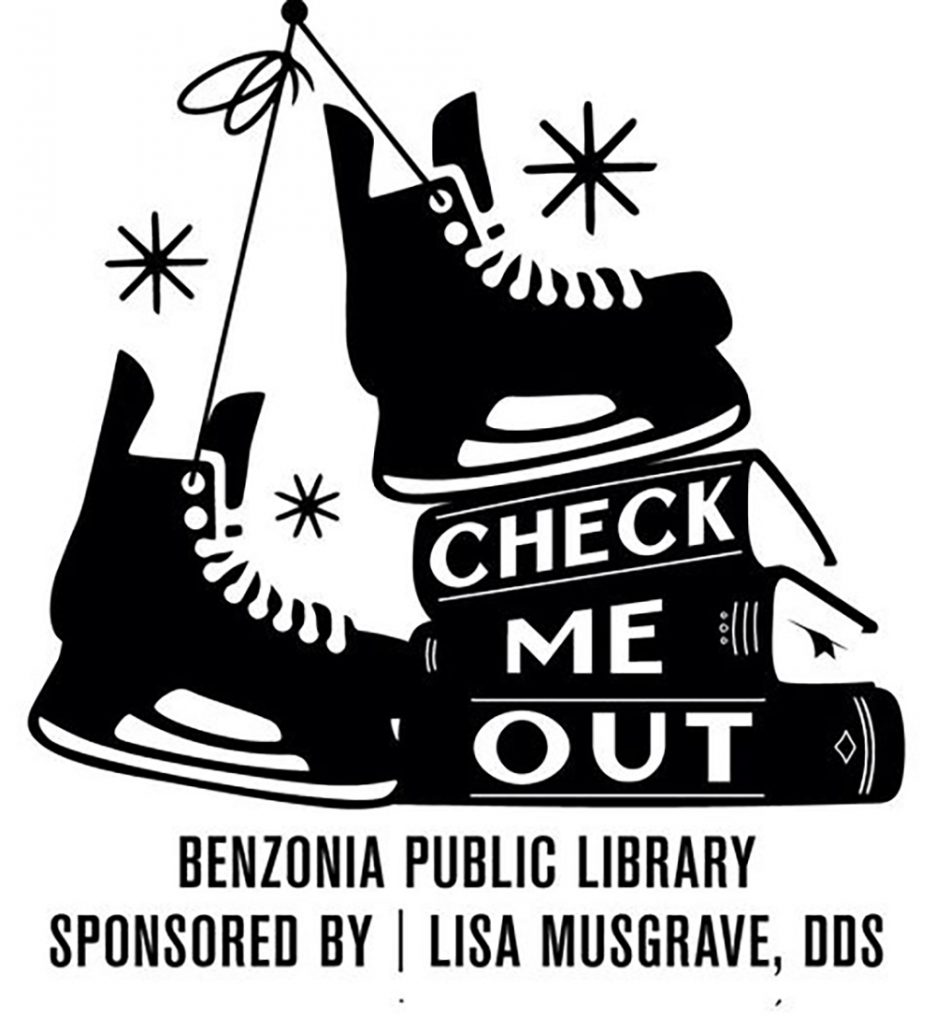 Benzonia Public Library Benzonia Ice Rink free skate rental program Benzie County Michigan Dr. Lisa Musgrave DDS Beulah Dentist The Betsie Current Meredith McNabb Bayside Printing Inc Frankfort