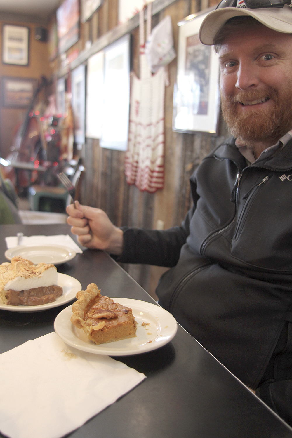 Meanwhile, Current editor Jordan Bates and photographer Aubrey Ann Parker traveled to the Southwest for the holidays. One must-eat stop was the Pie-O-Neer Cafe in Pietown, New Mexico. The Pie-O-Neer Cafe was featured in a documentary film shown at this year’s Frankfort Film Festival.