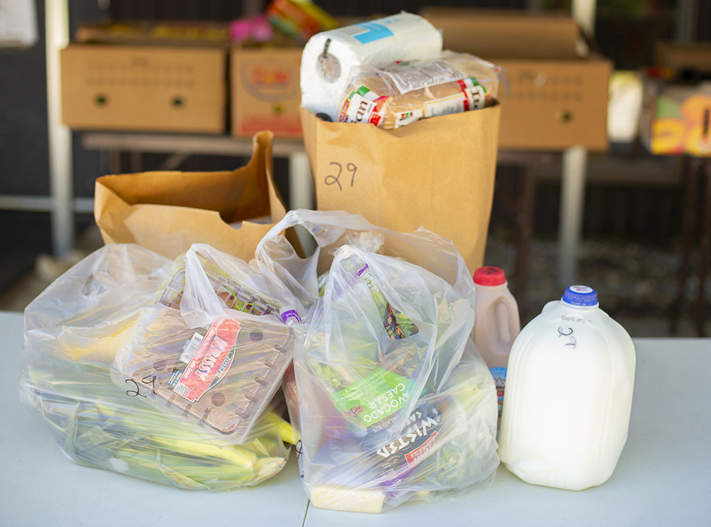 Benzie area Christian Neighbors BACN food pantry Kelly Ottinger The betsie Current COVID-19 crisis pandemic food insecurity Aubrey Ann Parker photography