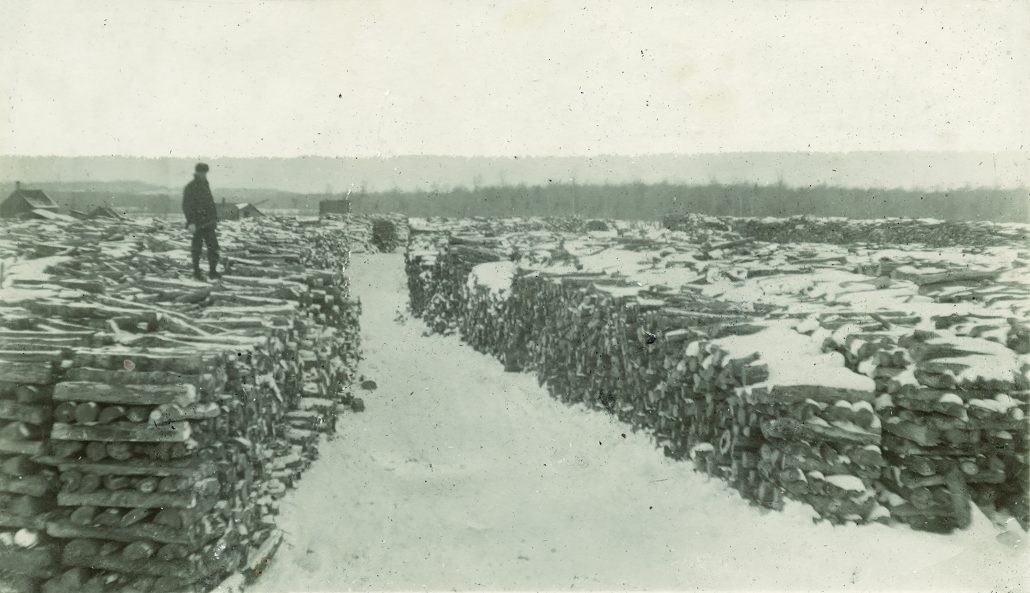 Cinder Road benzie county honor northern michigan the betsie current andrew bolander historian local history carter's siding carter's creek desmond chemical company plant wood-fired kiln charcoal production world war i gunpowder