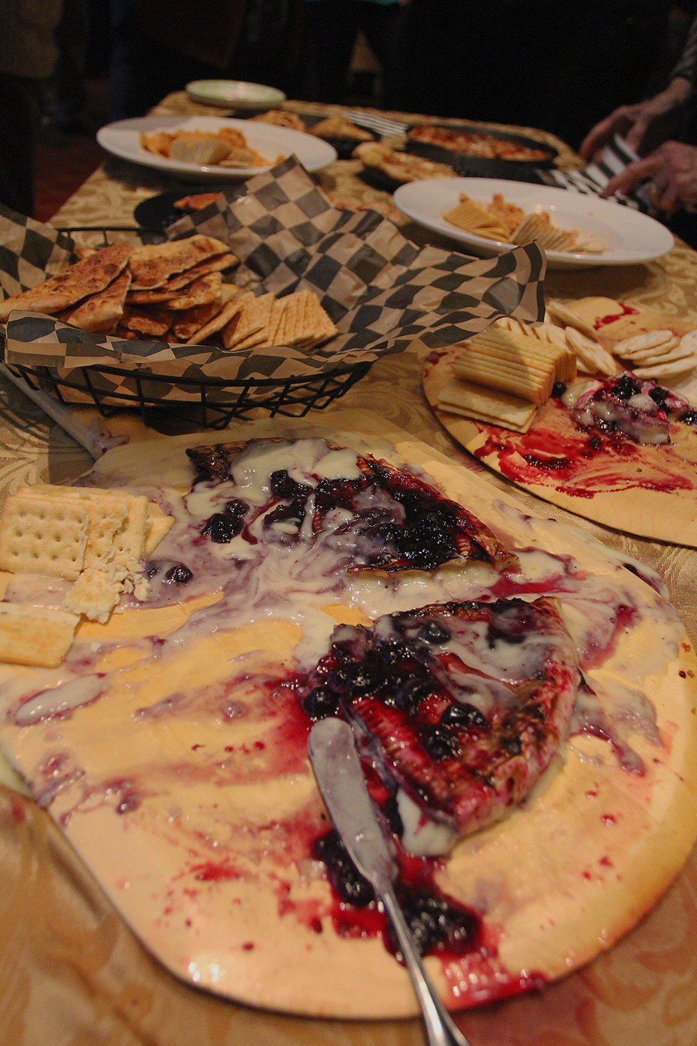 Stormcloud Brewing Company cheese platter local foods Frankfort Film Festival 2015 Garden Theater Frankfort MIchigan sponsor party