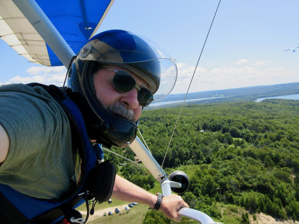 Green Point Flyers Association Craig Carlson hang glider hang gliding paragliding paraglider elberta frankfort launch pad the betsie current newspaper benzie county northern michigan history