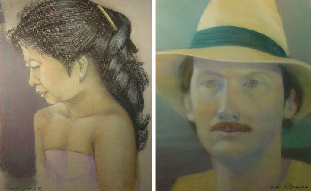 Pam Yee Ron Gianola artist painter Passages 213 honor michigan the betsie current newspaper Keith Schneider portraits