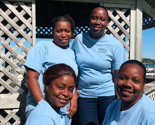 Harbor Lights Resort Frankfort Chrastantia Jarrett Donneiilliems Williams Cleopatra Gayle Resa Allen Jamaica housekeepers Jamaican workers H2B guestworker visa program