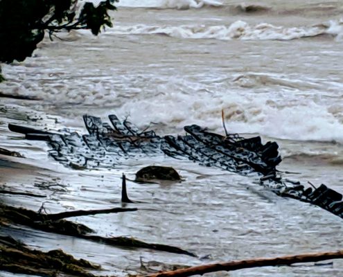 Jed Jewarski The Betsie Current shipwreck Frankfort lighthouse Lake Michigan beach