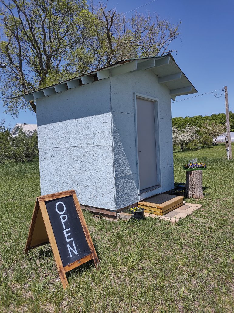 Lost Lake Farm Carissa Savage Honor Michigan farmstand eat local foods The Betsie Current newspaper Benzie County news