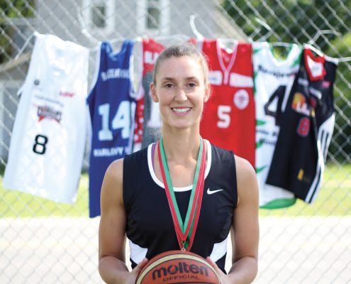 Maria Blazejewski Basketball Pro Womens international basketball professional basketball player The Betsie Current Benzie County Lady Lajas Puerto Rico