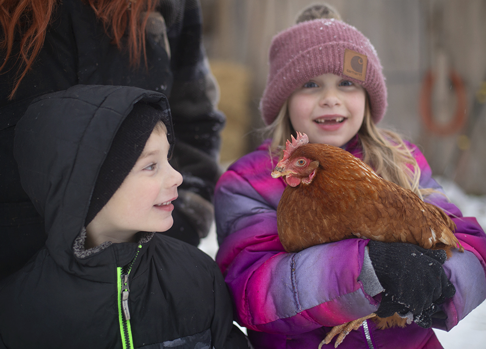 Jason Emmily Fae Sheffield 1801 Farm Frankfort free range chicken Benzie County farmer The Betsie Current Aubrey Ann Parker photography