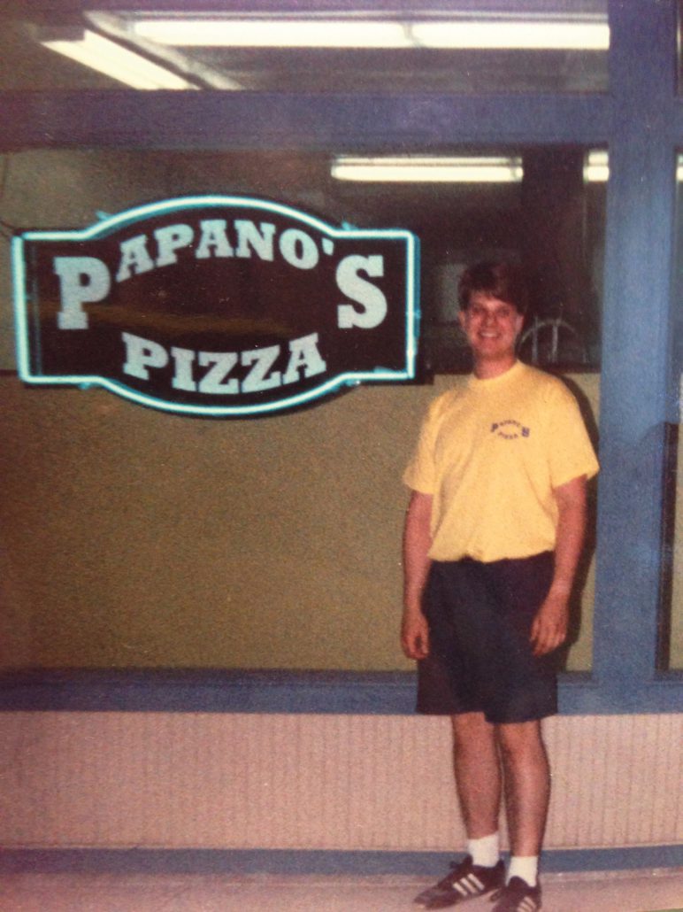 Todd Bruce Papano's Pizza Frankfort 1993 grand opening Q&A Questions & Answers the betsie current newspaper