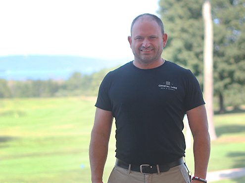 David Stapleton is the new general manager of Crystal Lake Golf, 160 acres of sprawling fairways overlooking Crystal Lake. Photo by Aubrey Ann Parker.