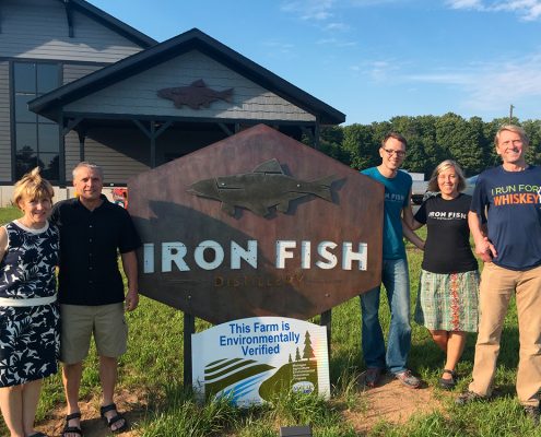 Iron Fish Distillery Thompsonville Michigan Richard and Sarah Anderson Dan Krolczyk David Wallace and Heidi Bolger The Betsie Current Jacob Wheeler